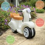 Step2 Ride Along Scooter â Ride On Toy with Vintage-Style Design, Toddler Scooter with Four Wheels for Extra Stability from The Step2 Company, LLC