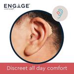 Lucid Hearing Engage - Hearing Aids, Rechargeable Case and Accessories - Compatible With Android, Lucid Hearing APP, and Bluetooth - Splashproof - Engineered and Designed in the USA (Beige) from Engage