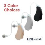 Lucid Hearing Engage - Hearing Aids, Rechargeable Case and Accessories - Compatible With Android, Lucid Hearing APP, and Bluetooth - Splashproof - Engineered and Designed in the USA (Beige) from Engage