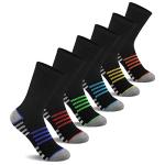 Comfoex Boys Crew Socks For Kids 4-6 6-8 8-10 Years Old Athletic Long Socks With Cushioned Sole 6 Pairs from 