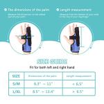 Fibee Boxer Fracture Splint 4th or 5th Metacarpal Splint Brace Ring Pinky Finger Two Finger Splint Immobilizer for Broken Fingers Trigger Finger Arthritis Left or Right Adjustable Finger Support (S/M) by fibee