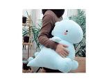 Cute Charming Cartoon Fashion Funny Pretty Dinosaur Stuffed Animals Shape Big Hugging Pillow Soft 3D Pom Plush Toy Doll Ultra Fabric Bed Rest Chair Bolster Nursery Decoration Gift for Kids (Blue) from LO-0005