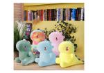 Cute Charming Cartoon Fashion Funny Pretty Dinosaur Stuffed Animals Shape Big Hugging Pillow Soft 3D Pom Plush Toy Doll Ultra Fabric Bed Rest Chair Bolster Nursery Decoration Gift for Kids (Blue) from LO-0005