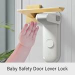 Heart of Tafiti Child Safety Locks for Doors. Baby Proof Door Handle Lever, Toddler Lever Locks,3M VHB Adhesive no Tools Need or Drill (White, 2 Pack) from Heart of Tafiti