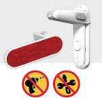 Heart of Tafiti Child Safety Locks for Doors. Baby Proof Door Handle Lever, Toddler Lever Locks,3M VHB Adhesive no Tools Need or Drill (White, 2 Pack) from Heart of Tafiti