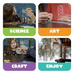 Make Your Own Solar-Powered Light-Up Wind Chime DIY Kit - STEM Toys Fun Science, Summer Craft Gifts for Kids Ages 5-14 Year Old Boys & Girls Arts and Crafts - Kids Art Project, Kid Activities Kits by Dan & Darci