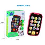 Baby Cell Phone Toys for 1 Year Old Girl Gifts, Baby Toys 12-18 Months My First Learning Baby Phone Toy, Lights Music Play Kids Phone for Babies Toddlers Baby Girl Toys Learning Educational Gifts Pink by KiddoGarden