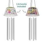Make Your Own Solar-Powered Light-Up Wind Chime DIY Kit - STEM Toys Fun Science, Summer Craft Gifts for Kids Ages 5-14 Year Old Boys & Girls Arts and Crafts - Kids Art Project, Kid Activities Kits by Dan & Darci