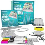 Make Your Own Solar-Powered Light-Up Wind Chime DIY Kit - STEM Toys Fun Science, Summer Craft Gifts for Kids Ages 5-14 Year Old Boys & Girls Arts and Crafts - Kids Art Project, Kid Activities Kits by Dan & Darci
