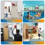 EagleStone Indoor Mini Basketball Hoop Set for Kids with Electronic Score Record and Sounds, Basketball Hoop Over The Door with 2 Balls, Hand Pump Basketball Toy Gifts for Boys Teens Adults by EagleStone