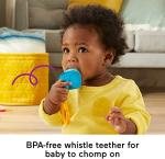 Fisher-Price Tiny Touchdowns Gift Set, 3 football-themed baby toys and teether for infants ages 3 months and up by Fisher-Price