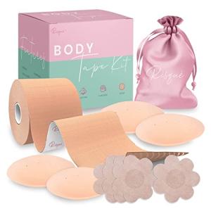 Chest Support Boob Tape, Boobytape Kit | Achieve Chest Support Lift & Contour | Sticky Body Tape for Push up & Shape in All Clothing Fabric Dress Types | Waterproof Sweat-Proof Bob Tape from Epic Elements