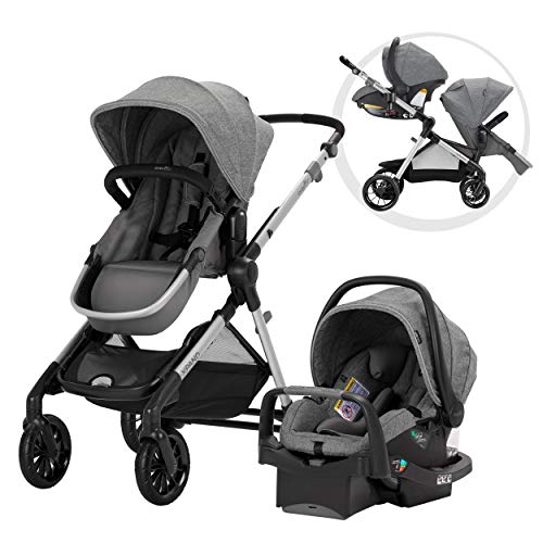 Evenflo Pivot Xpand Modular Travel System with SafeMax Infant Car Seat by Evenflo