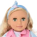 18 Inch Girl Doll, Fashion Doll with Fine Blond Hair for Styling Clothes Shoes and Accessories Princess Doll for Girls and Kids from Gift Boutique