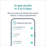 LetsGetChecked - at-Home Diabetes & Heart Test | Monitor Cholesterol Levels & Check Your Diabetes Status | CLIA-Certified Results in 2-5 Days | Accurate and Fast Testing - (FBA not Available in NY) from LetsGetChecked