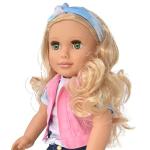 18 Inch Girl Doll, Fashion Doll with Fine Blond Hair for Styling Clothes Shoes and Accessories Princess Doll for Girls and Kids from Gift Boutique