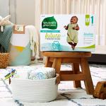 Seventh Generation Baby Diapers, Size 1, 80 Count, Super Pack, for Sensitive Skin by AmazonUs/SEVM7