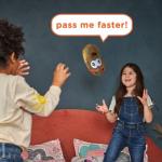 Move2Play, Pass the Potato Kids Game, Hilariously Wild and Fun, Game for Kids Ages 4-8+, Preschool, Toddler, Indoor, Outdoor Toy by Move2Play