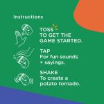 Move2Play, Pass the Potato Kids Game, Hilariously Wild and Fun, Game for Kids Ages 4-8+, Preschool, Toddler, Indoor, Outdoor Toy by Move2Play