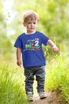 Unordinary Toddler 2nd Birthday Shirt boy Chugga Chugga Two Two Train im Two Year Old Second Birthday (Charcoal Blue, 2y) from 