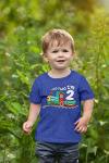Unordinary Toddler 2nd Birthday Shirt boy Chugga Chugga Two Two Train im Two Year Old Second Birthday (Charcoal Blue, 2y) from 