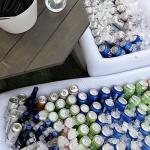 Kurala 4 PCS Inflatable Serving Bar, Salad Ice Tray Food Drink Containers, BBQ Picnic Pool Party Supplies Buffet Luau Cooler, with a Drain Plug from 