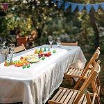 Kurala 4 PCS Inflatable Serving Bar, Salad Ice Tray Food Drink Containers, BBQ Picnic Pool Party Supplies Buffet Luau Cooler, with a Drain Plug from 