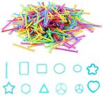 500 PCS Building Toy Building Blocks Bars Different Shape Educational Construction Engineering Set 3D Puzzle,Interlocking Creative Connecting Kit, Great STEM Toy for 3-12 Year Old Boys and Girls from JuanYue