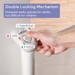 Momcozy Retractable Baby Gate, 41" Tall, Extends up to 71" Wide, Child Safety Baby Gates for Stairs, Doorways, Hallways, Indoor, Outdoor from Momcozy