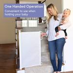 Momcozy Retractable Baby Gate, 41" Tall, Extends up to 71" Wide, Child Safety Baby Gates for Stairs, Doorways, Hallways, Indoor, Outdoor from Momcozy