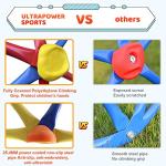 ULTRAPOWER SPORTS Geometric Dome Climber Climbing Jungle Gym Playground Outdoor Indoor Backyard Climbing Toys for Kids Toddler Baby Over 3 Years Old 10 FT Support 1000 Lbs Blue&Yellow from ULTRAPOWER SPORTS