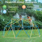ULTRAPOWER SPORTS Geometric Dome Climber Climbing Jungle Gym Playground Outdoor Indoor Backyard Climbing Toys for Kids Toddler Baby Over 3 Years Old 10 FT Support 1000 Lbs Blue&Yellow from ULTRAPOWER SPORTS