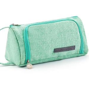 EASTHILL Large Capacity Pencil Case Pen Bag Pouch Holder Multi-slot School Supplies For Middle High School Office College Teen Girl Adult Simple Storage Mint Green by ANGOO