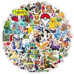 Babymiu Mixed Cartoon Anime Stickersï¼100pcsï¼Video Games Anime Gifts Toys Merch Party Supplie Sticker for College Dorm Phone Teens Girls by BUKHARI AGATE