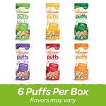 Happy Baby Organics Superfood Puffs, Variety Pack, 2.1 Ounce, Pack of 6 (Flavors may Vary) from Nurture, Inc.