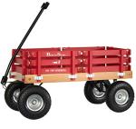 Berlin Flyer Sport Wagon - Model F410 - Amish Made in Ohio, USA - 10" No-Flat Tires (Red) by Holmes Custom Moulding
