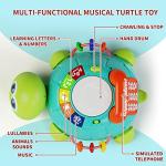 Letapapa Baby Toys 6 -12 Months, Crawling Musical Turtle Toy with Lights & Sounds, Infants Toy for 12-18 Months Baby Boys & Girlsï¼Educational Development Toys Gift for 1 2 3 Year Old Toddlers from Letapapa