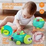 Letapapa Baby Toys 6 -12 Months, Crawling Musical Turtle Toy with Lights & Sounds, Infants Toy for 12-18 Months Baby Boys & Girlsï¼Educational Development Toys Gift for 1 2 3 Year Old Toddlers from Letapapa