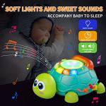 Letapapa Baby Toys 6 -12 Months, Crawling Musical Turtle Toy with Lights & Sounds, Infants Toy for 12-18 Months Baby Boys & Girlsï¼Educational Development Toys Gift for 1 2 3 Year Old Toddlers from Letapapa
