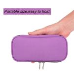 Apollo Walker Insulin Cooler Travel Case Diabetic Medication Cooler with 2 Ice Packs and Insulation Liner(Purple) from TAWA