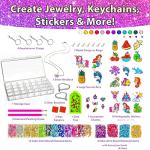 Big Gem Art Diamond Painting Kits for Kids with Storage Case, Jewelry, Keychains, Stickers and More - Craft Kit with Unicorn and Mermaid - Arts and Crafts for Girls and Boys - Toys and Gifts All Ages from BRYTE