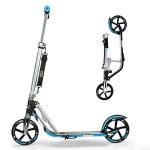 Scooter for Kids Ages 6-12 - HUDORA Scooters for Teens 12 Years and Up Adult Scooter with Big Wheel Scooter for Kids 8 Years and Up with 4 Adjustment Levels Handlebar Up to 41 Inch High (Blue) from hudora