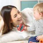 Orbit Ball Toy, Fidget Cube Puzzle Ball Spinning Toy, Track Infinite Flip Change Puzzle Games Novelty Creative Stress Relieve Toys for Kids Children Adults (1, Red) by WUQID