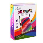 Sensory Fidget Toys Board Game, 3D Pin Art Handprint Impression Sculpture Toy for Autistic ADHD Toddlers Children Adults, Novelty Toys Gifts for Girls Boys, Colorful from MICKYU