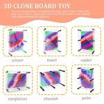 Sensory Fidget Toys Board Game, 3D Pin Art Handprint Impression Sculpture Toy for Autistic ADHD Toddlers Children Adults, Novelty Toys Gifts for Girls Boys, Colorful from MICKYU
