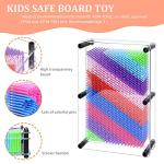 Sensory Fidget Toys Board Game, 3D Pin Art Handprint Impression Sculpture Toy for Autistic ADHD Toddlers Children Adults, Novelty Toys Gifts for Girls Boys, Colorful from MICKYU