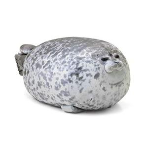 AOLIGE 23.6 Inch Chubby Blob Seal Pillow Stuffed Cotton Plush Animals Toy Big for Kids by HuiJUS