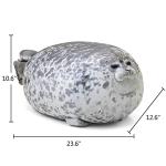 AOLIGE 23.6 Inch Chubby Blob Seal Pillow Stuffed Cotton Plush Animals Toy Big for Kids by HuiJUS