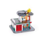 Hape Emergency Services HQ | 2-in-1 Police and Fire Station Complete Play Set with Vehicles and Action Figures Multicolor, L: 33.9, W: 9.1, H: 31.5 inch from Hape International