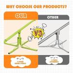 Nova Microdermabrasion Kids Seesaw Swivel Teeter-Totter Home Playground Equipment, 360 Degrees Rotating Safe, Outdoor Fun for Kids, Toddlers, Boys, Children (2 Seats) by Nova Microdermabrasion